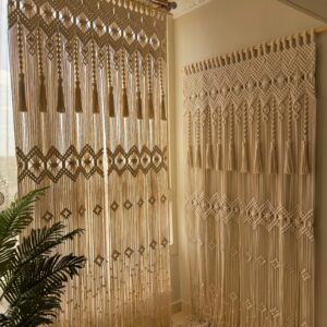 handmade macrame curtains