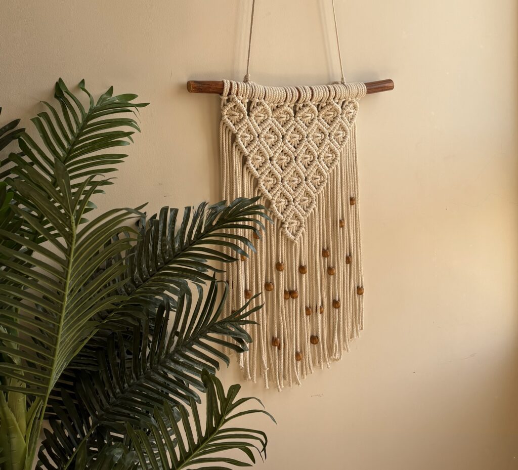 macrame wall-hanging boho