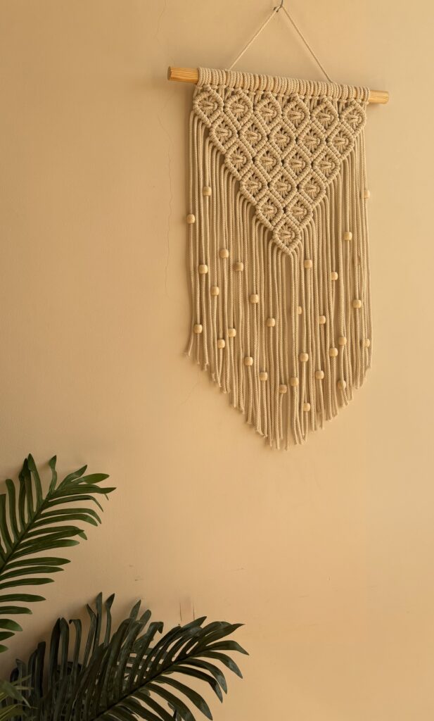 macrame handmade wall hanging