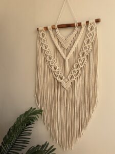 macrame handmade wall hanging