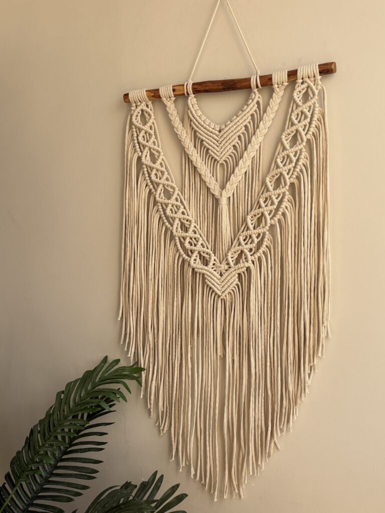 macrame handmade wall hanging