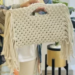 macrame handmade bag boho bohemian