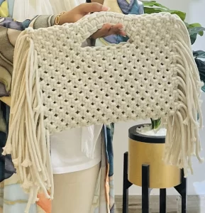 macrame handmade bag boho bohemian