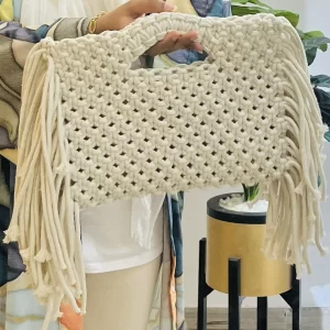 macrame handmade bag boho bohemian