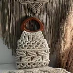 macrame handmade bag boho bohemian