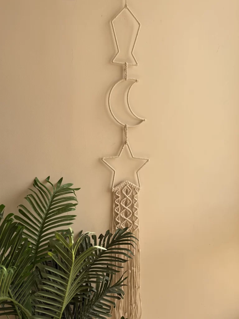 macrame handmade ramadan wall hanging boho style bohemian
