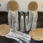 macrame handmade ramadan wall hanging