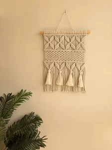 macrame handmade wall hanging