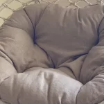 handmade macrame swing cushion