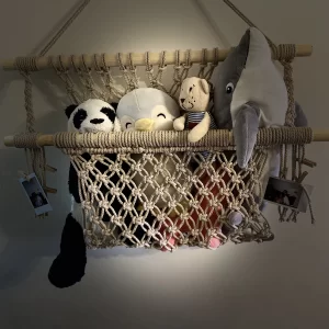 Macrame handmade toy wall hanging