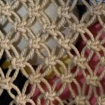 Macrame handmade toy wall hanging