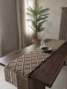 Nefer Macrame Runner