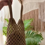 Macrame handmade bag