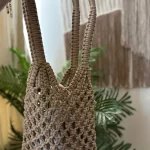 Macrame handmade bag