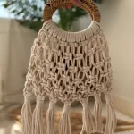 Macrame handmade summer bag