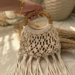 Macrame handmade summer bag