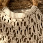 Macrame handmade summer bag